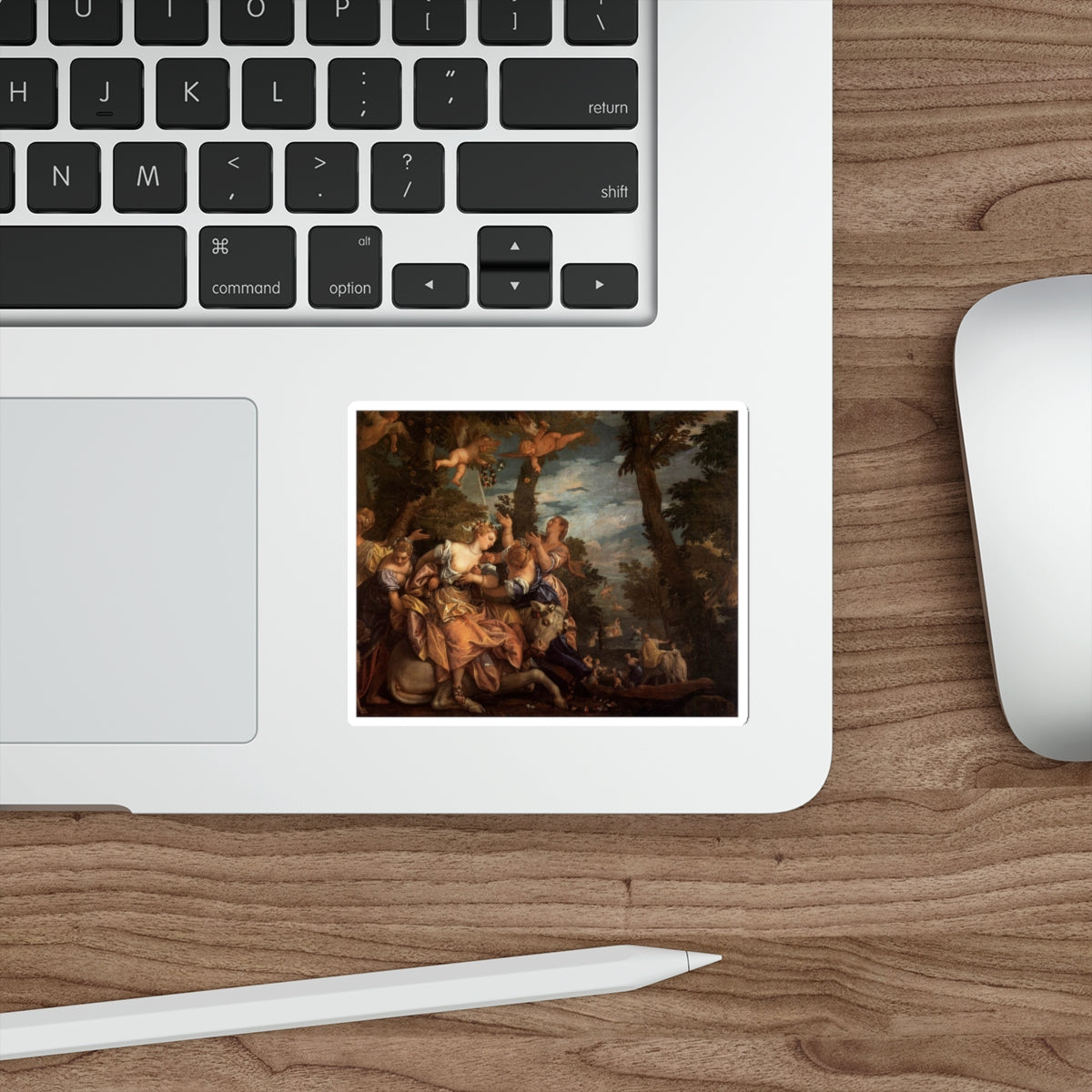 VERONESE, Paolo - The Rape of Europa 1 (Artwork) STICKER Vinyl Die-Cut Decal-The Sticker Space