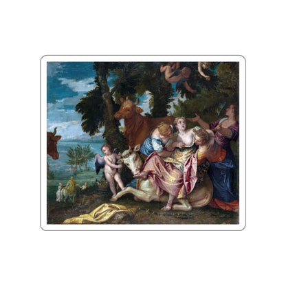 VERONESE, Paolo - The Rape of Europa 2 (Artwork) STICKER Vinyl Die-Cut Decal-White-The Sticker Space