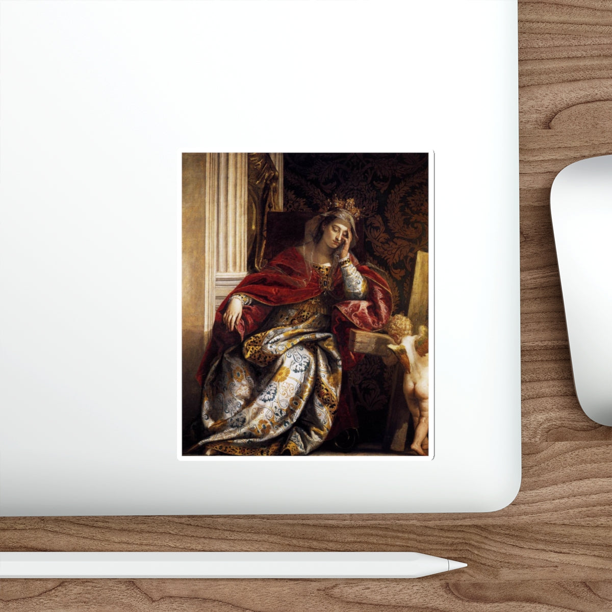 VERONESE, Paolo - The Vision of St Helena 2 (Artwork) STICKER Vinyl Die-Cut Decal-The Sticker Space