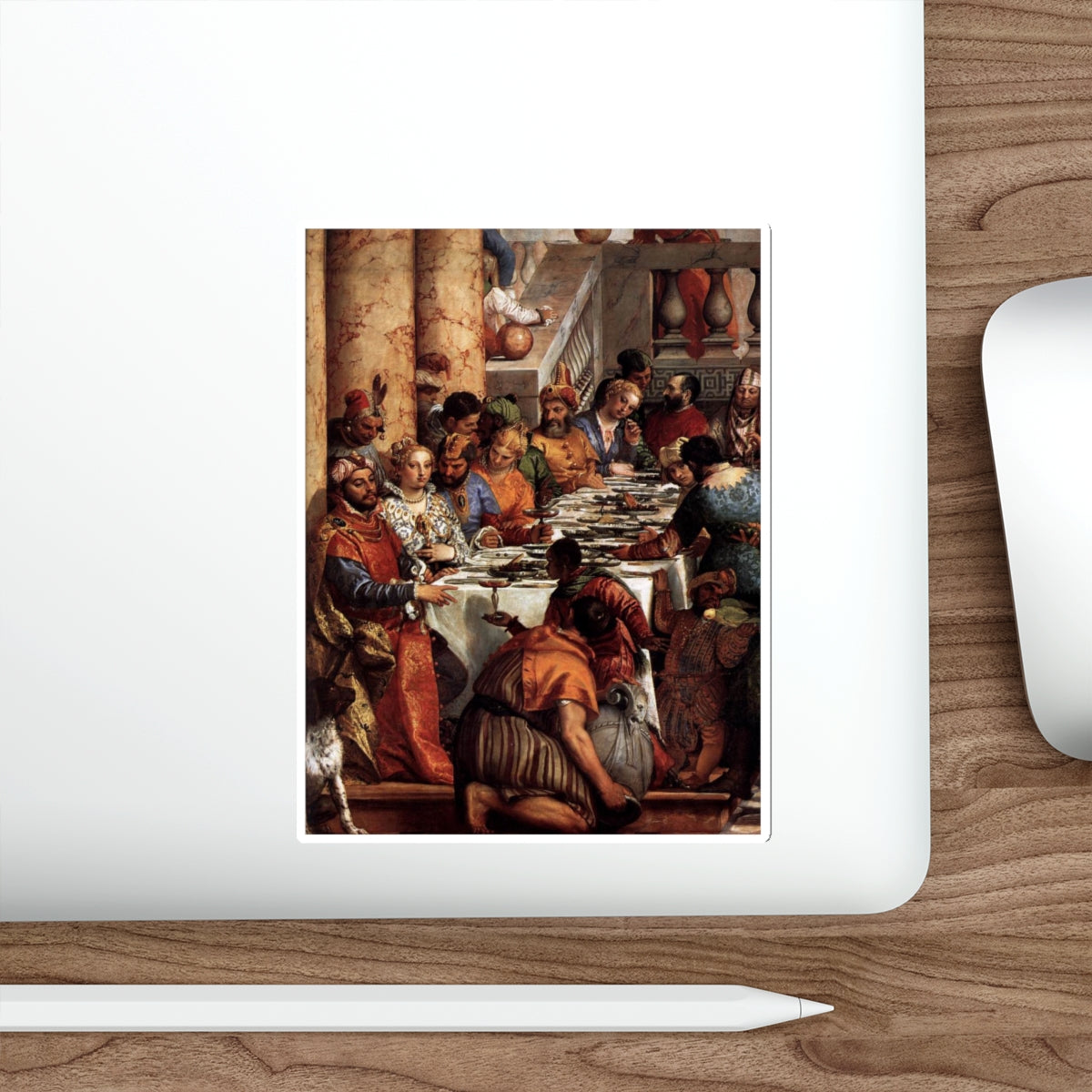 VERONESE, Paolo - The Wedding at Cana (detail)6 (Artwork) STICKER Vinyl Die-Cut Decal-The Sticker Space