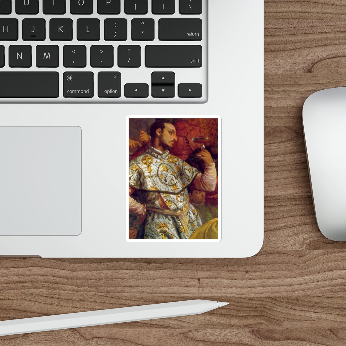 VERONESE, Paolo - The Wedding at Cana (detail)7 (Artwork) STICKER Vinyl Die-Cut Decal-The Sticker Space