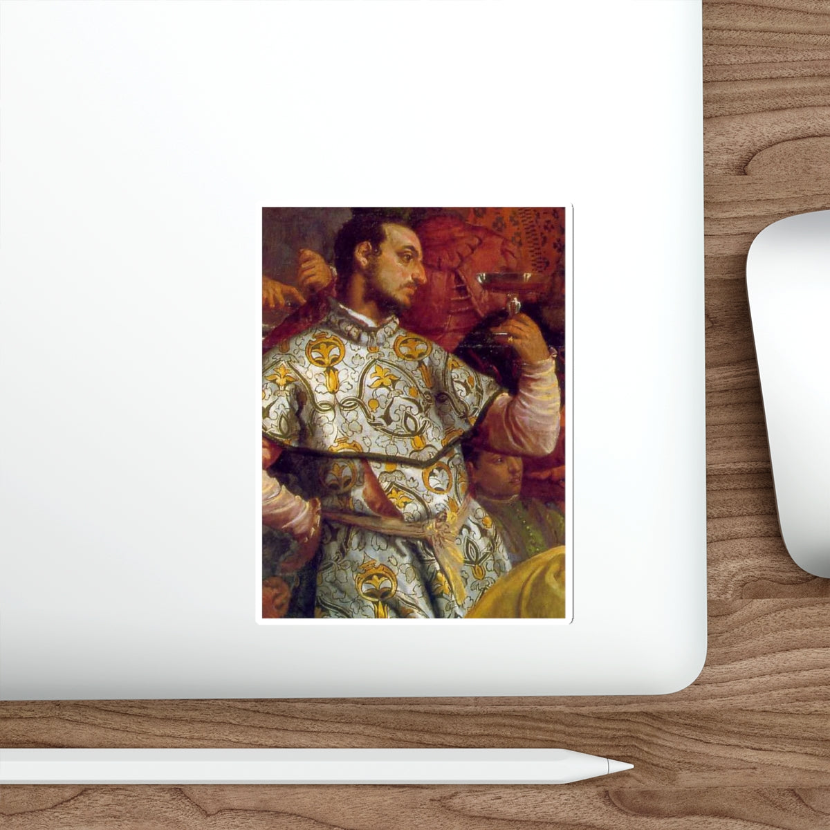 VERONESE, Paolo - The Wedding at Cana (detail)7 (Artwork) STICKER Vinyl Die-Cut Decal-The Sticker Space