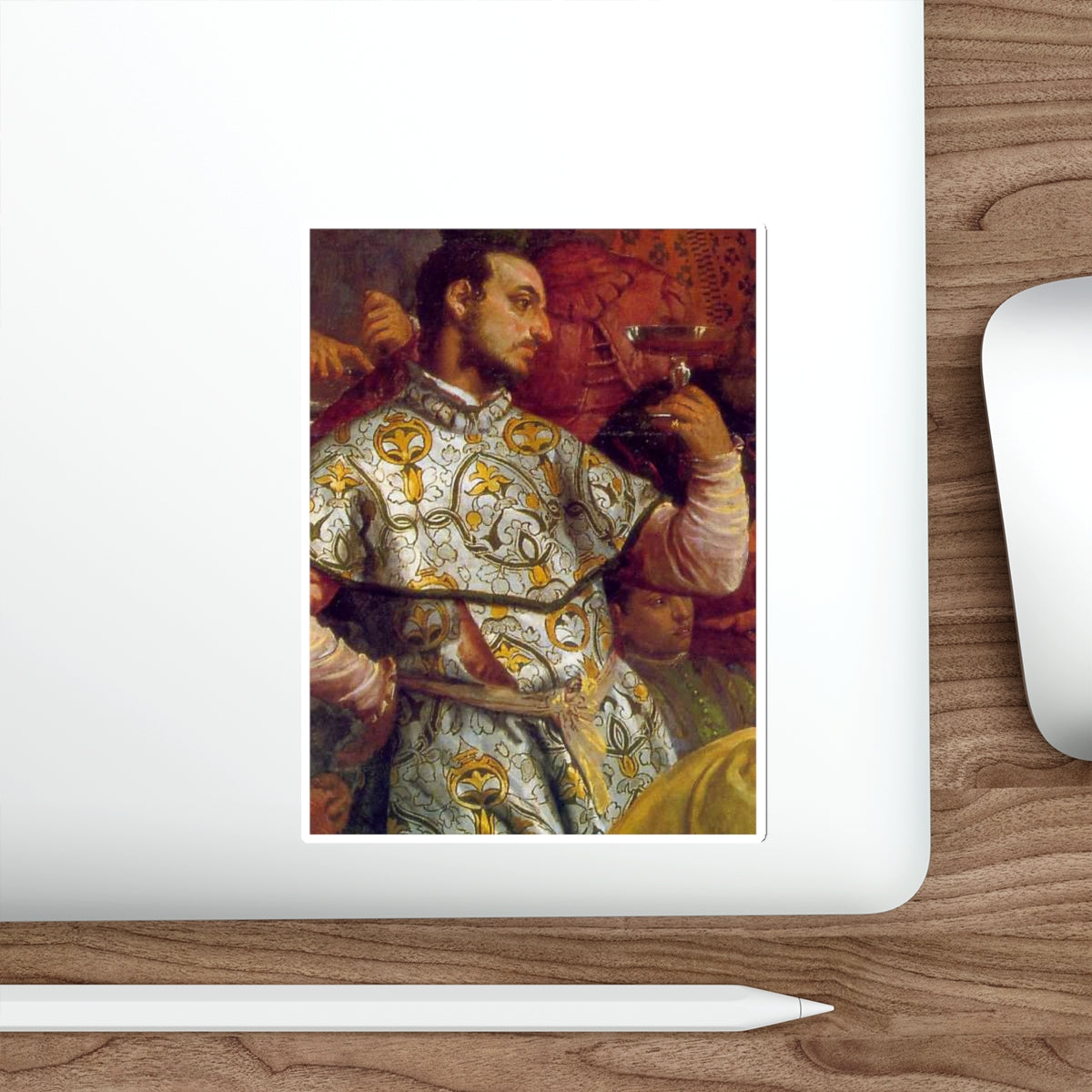 VERONESE, Paolo - The Wedding at Cana (detail)7 (Artwork) STICKER Vinyl Die-Cut Decal-The Sticker Space