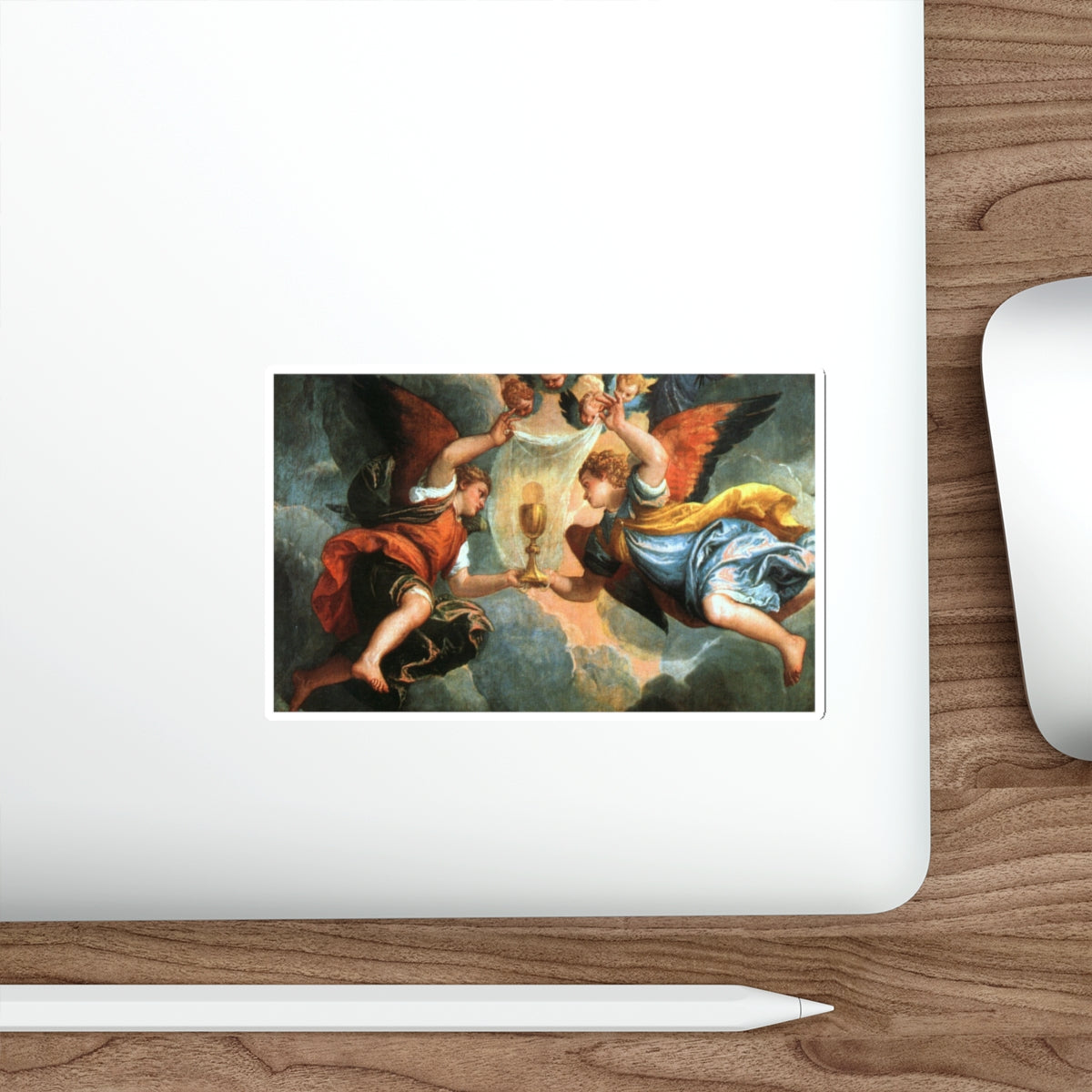 VERONESE, Paolo - The Wife of Zebedee Interceding with Christ over her Sons d 1 (Artwork) STICKER Vinyl Die-Cut Decal-The Sticker Space