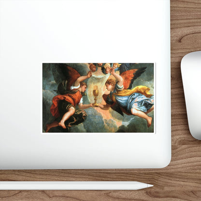 VERONESE, Paolo - The Wife of Zebedee Interceding with Christ over her Sons d 1 (Artwork) STICKER Vinyl Die-Cut Decal-The Sticker Space