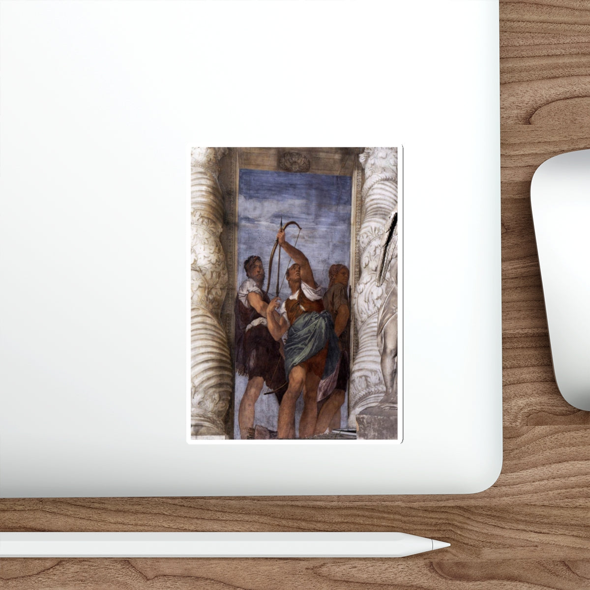 VERONESE, Paolo - Three Archers (Artwork) STICKER Vinyl Die-Cut Decal-The Sticker Space