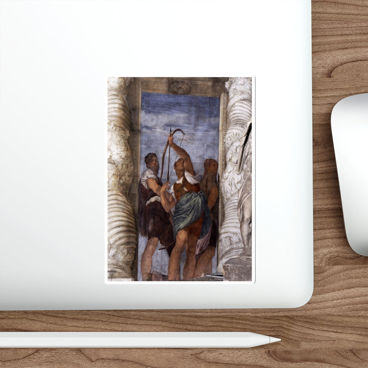 VERONESE, Paolo - Three Archers (Artwork) STICKER Vinyl Die-Cut Decal-The Sticker Space