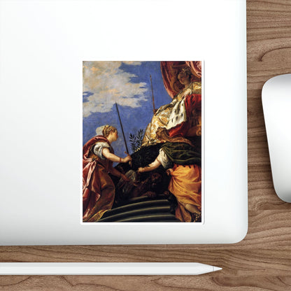 VERONESE, Paolo - Venetia between Justitia and Pax (Artwork) STICKER Vinyl Die-Cut Decal-The Sticker Space