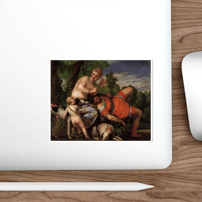 VERONESE, Paolo - Venus and Adonis 2 (Artwork) STICKER Vinyl Die-Cut Decal-The Sticker Space