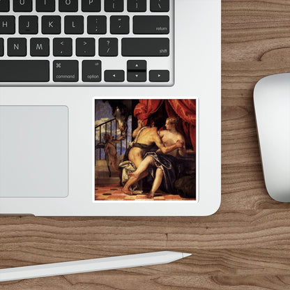 VERONESE, Paolo - Venus and Mars with Cupid and a Horse (Artwork) STICKER Vinyl Die-Cut Decal-The Sticker Space