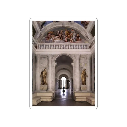 VERONESE, Paolo - View from the Sala dell'Olimpo, facing south (Artwork) STICKER Vinyl Die-Cut Decal White Die-Cut 2 Inch - The Sticker Space