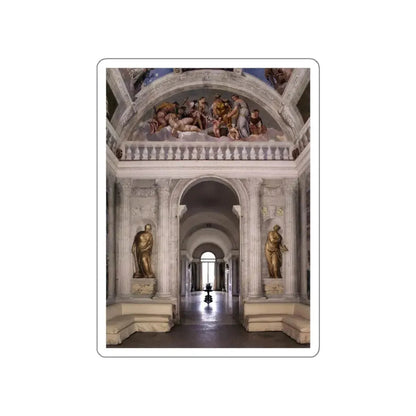 VERONESE, Paolo - View from the Sala dell'Olimpo, facing south (Artwork) STICKER Vinyl Die-Cut Decal White Die-Cut 5 Inch - The Sticker Space