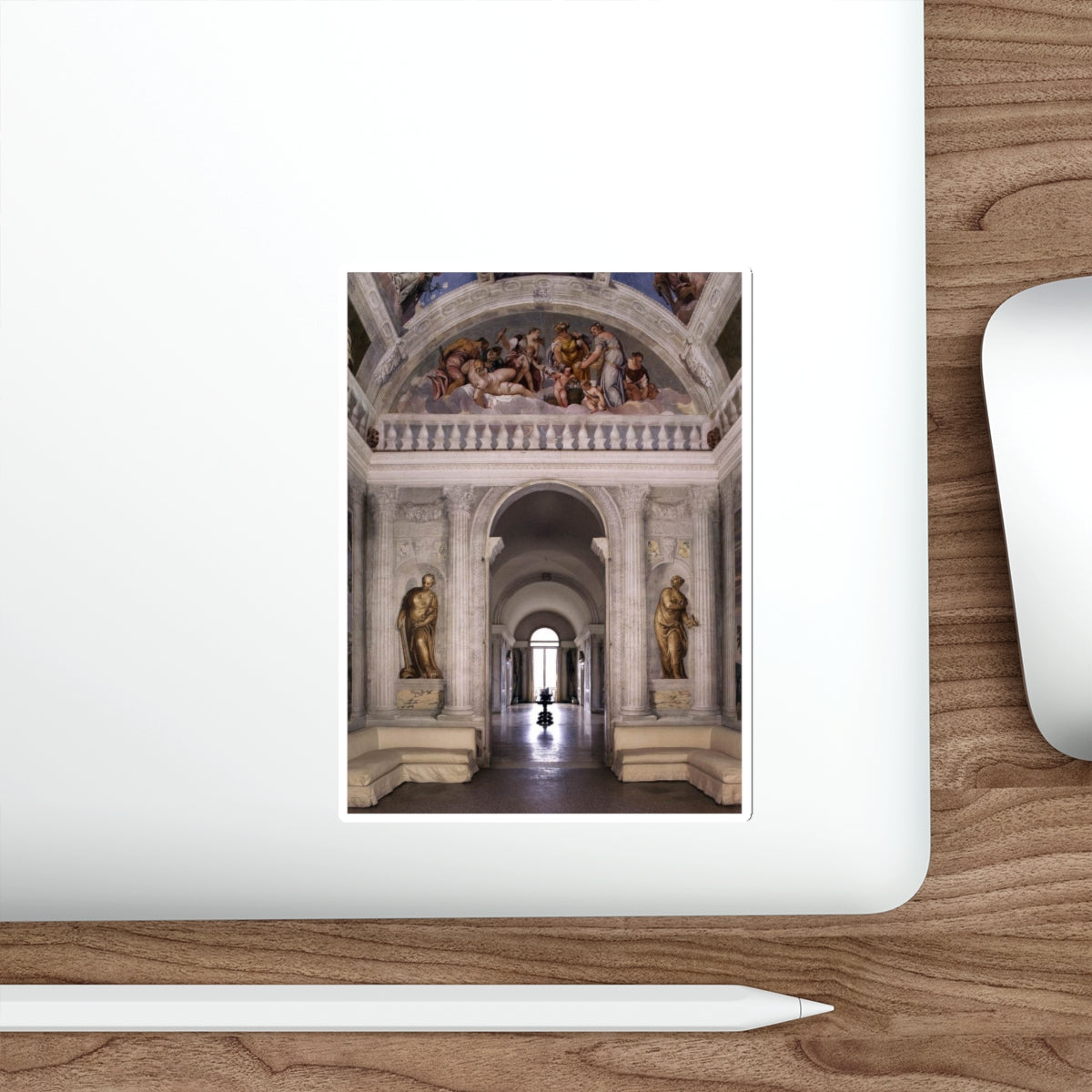 VERONESE, Paolo - View from the Sala dell'Olimpo, facing south (Artwork) STICKER Vinyl Die-Cut Decal-The Sticker Space