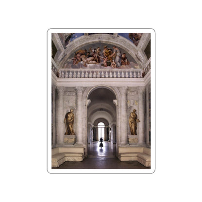 VERONESE, Paolo - View from the Sala dell'Olimpo, facing south (Artwork) STICKER Vinyl Die-Cut Decal-White-The Sticker Space