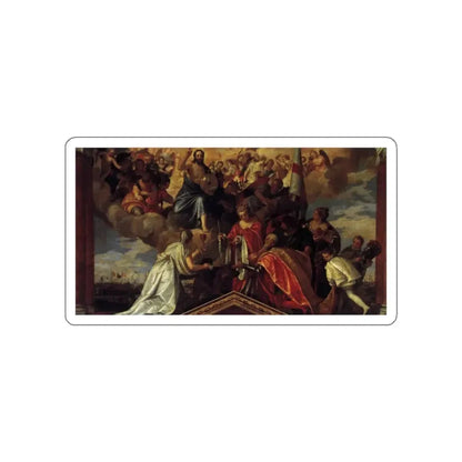 VERONESE, Paolo - Votive Portrait of Doge Sebastiano Venier (Artwork) STICKER Vinyl Die-Cut Decal White Die-Cut 2 Inch - The Sticker Space