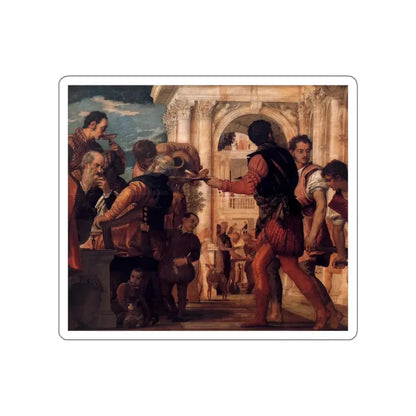 VERONESE, Paolo - Wedding at Cana (detail)3 (Artwork) STICKER Vinyl Die-Cut Decal White Die-Cut 3 Inch - The Sticker Space