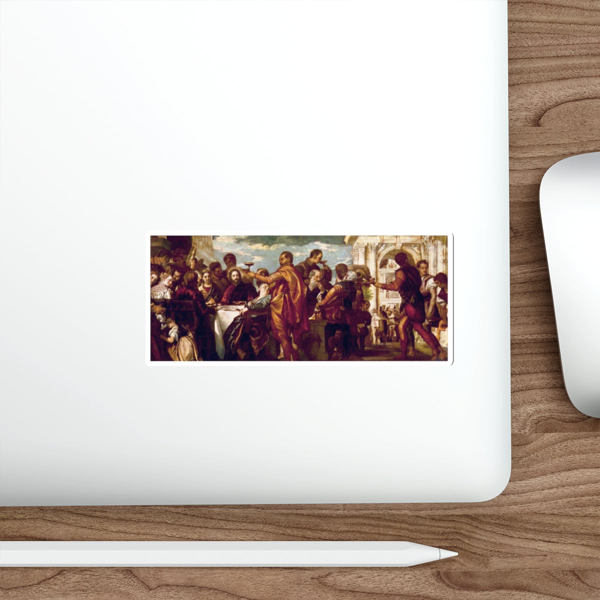 VERONESE, Paolo - Wedding at Cana (detail) (Artwork) STICKER Vinyl Die-Cut Decal-The Sticker Space