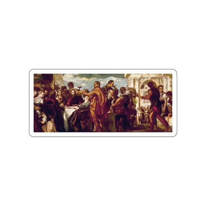 VERONESE, Paolo - Wedding at Cana (detail) (Artwork) STICKER Vinyl Die-Cut Decal White Die-Cut 6 Inch - The Sticker Space