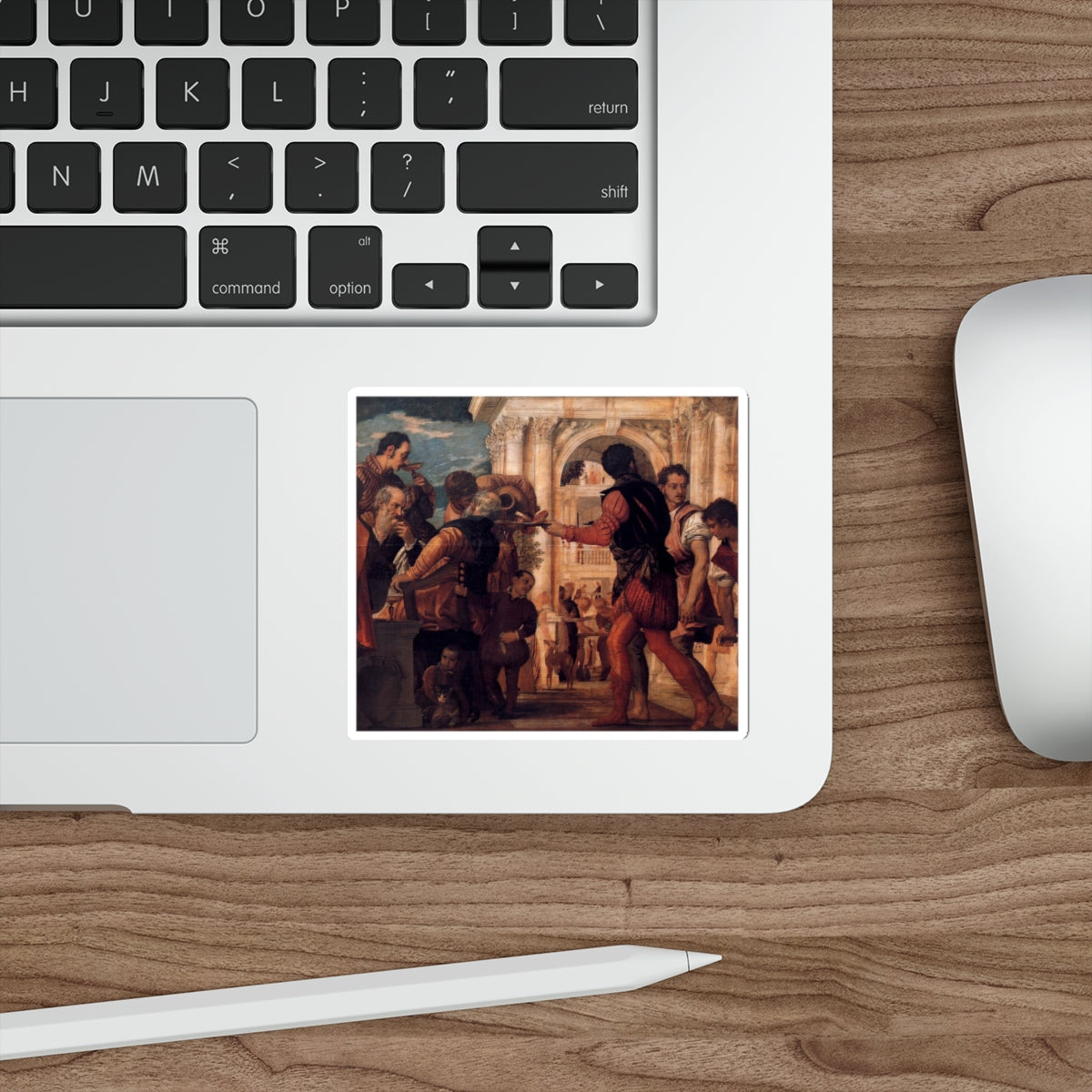 VERONESE, Paolo - Wedding at Cana (detail)3 (Artwork) STICKER Vinyl Die-Cut Decal-The Sticker Space