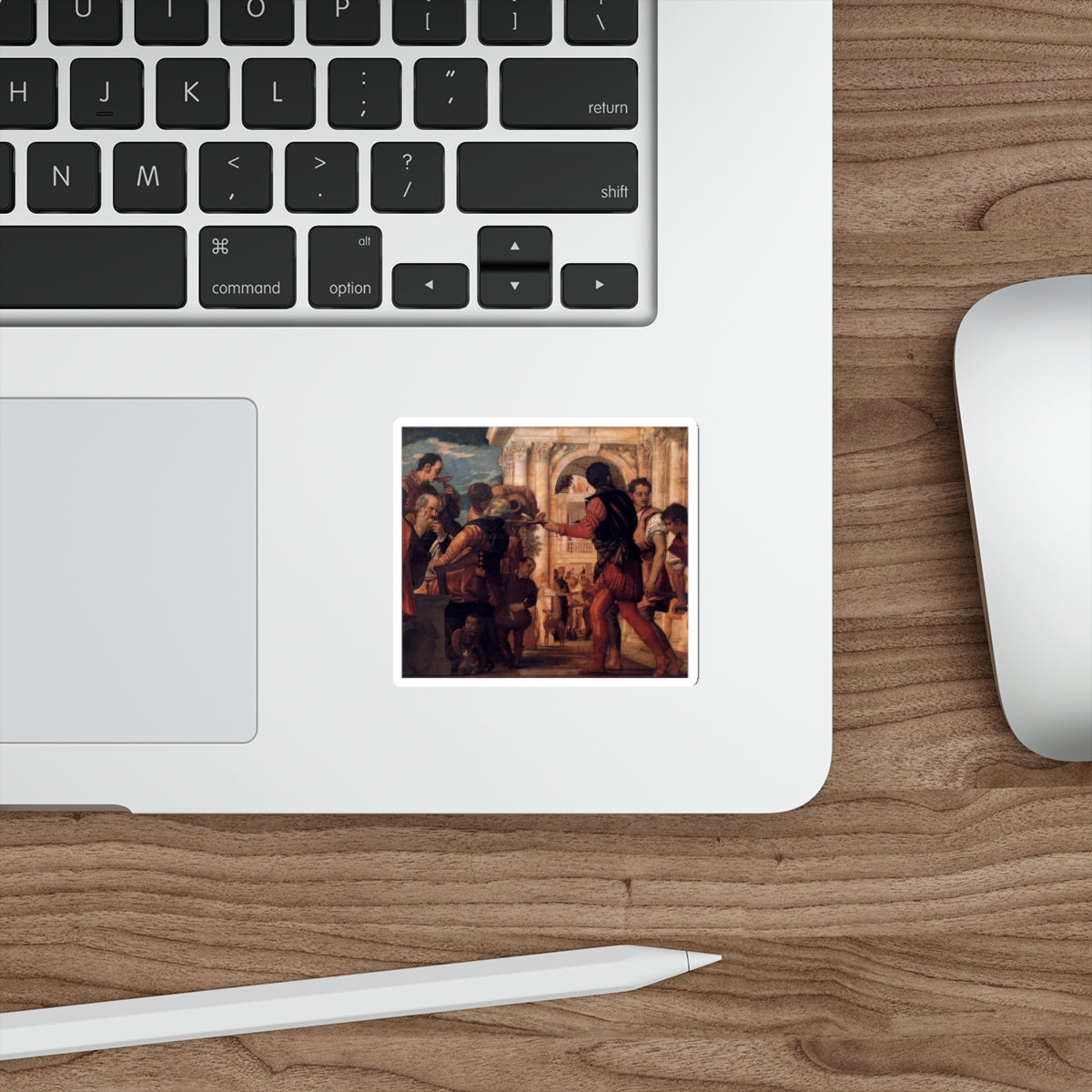 VERONESE, Paolo - Wedding at Cana (detail)3 (Artwork) STICKER Vinyl Die-Cut Decal-The Sticker Space