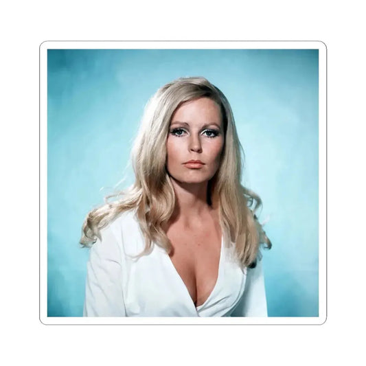 Veronica Carlson #112 (Vintage Female Icon) STICKER Vinyl Kiss-Cut Decal 2 Inch White - The Sticker Space