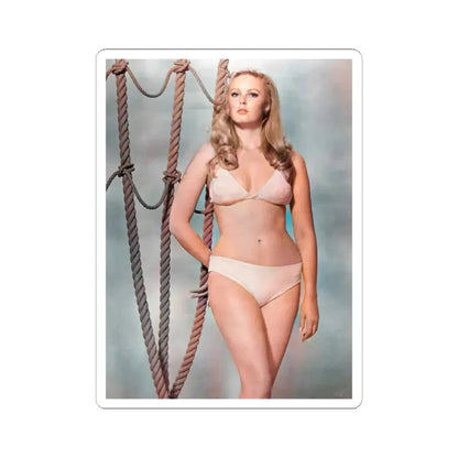 Veronica Carlson #124 (Vintage Female Icon) STICKER Vinyl Kiss-Cut Decal 2 Inch White - The Sticker Space