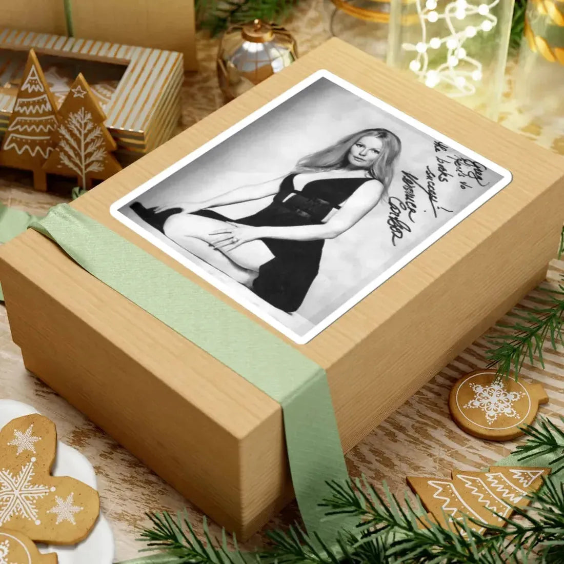 Veronica Carlson #40 (Vintage Female Icon) STICKER Vinyl Kiss-Cut Decal - The Sticker Space