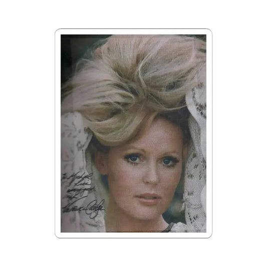 Veronica Carlson #42 (Vintage Female Icon) STICKER Vinyl Kiss-Cut Decal 2 Inch White - The Sticker Space
