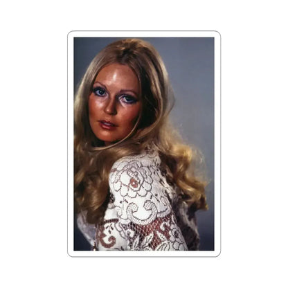 Veronica Carlson #471 (Vintage Female Icon) STICKER Vinyl Kiss-Cut Decal 4 Inch White - The Sticker Space