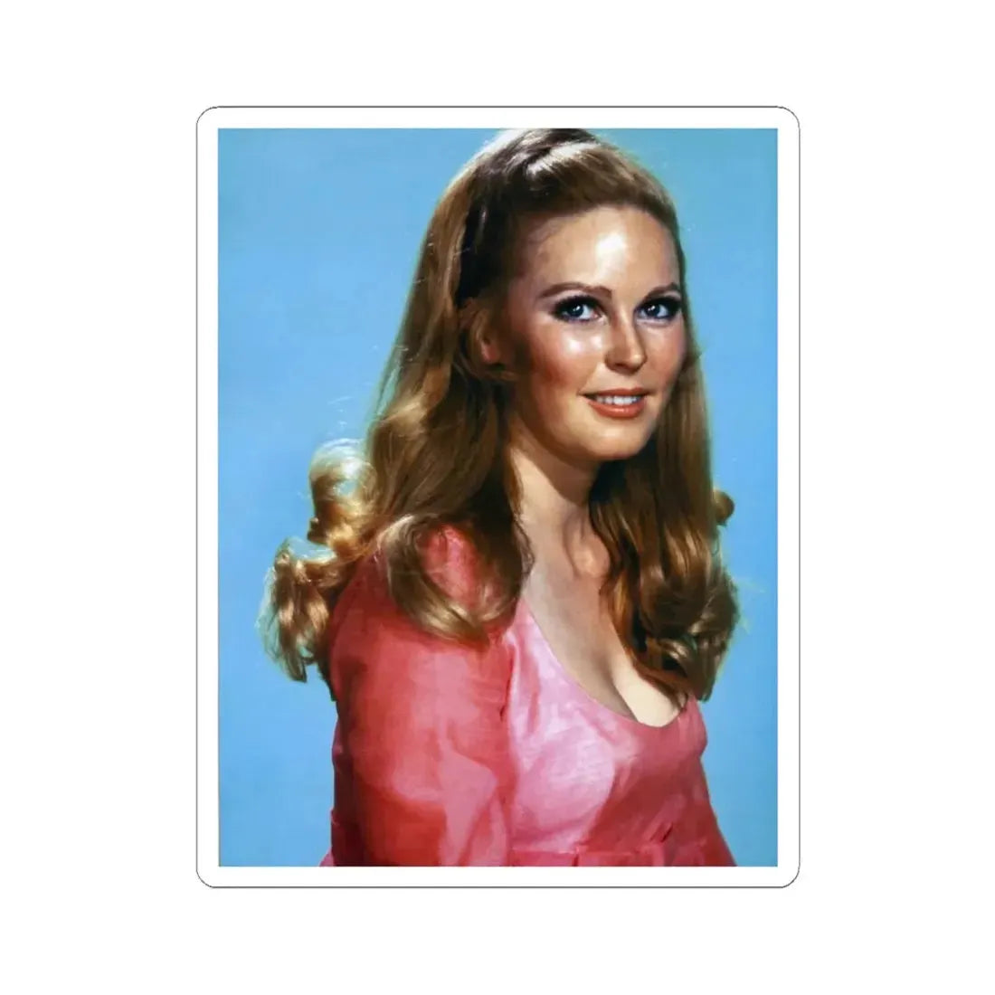 Veronica Carlson #601 (Vintage Female Icon) STICKER Vinyl Kiss-Cut Decal 6 Inch White - The Sticker Space