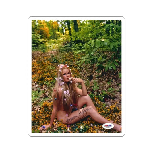 Veronica Carlson #88 (Vintage Female Icon) STICKER Vinyl Kiss-Cut Decal 2 Inch White - The Sticker Space