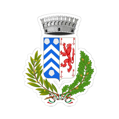 Verrayes-Stemma (Italy) (Coat of Arms) STICKER Vinyl Kiss-Cut Decal 6 Inch White - The Sticker Space