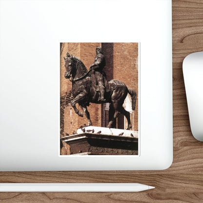 VERROCCHIO, Andrea del - Equestrian Statue of Colleoni (Artwork) STICKER Vinyl Die-Cut Decal-The Sticker Space