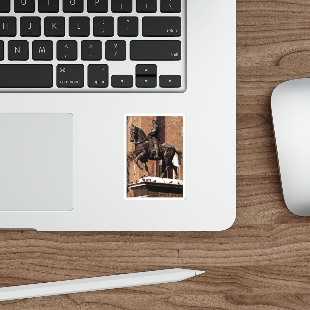 VERROCCHIO, Andrea del - Equestrian Statue of Colleoni (Artwork) STICKER Vinyl Die-Cut Decal-The Sticker Space