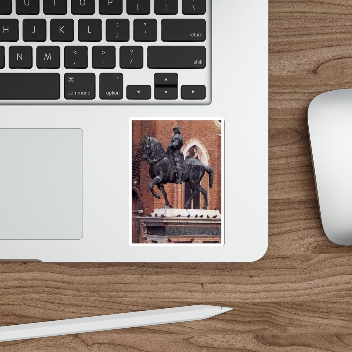 VERROCCHIO, Andrea del - Equestrian Statue of Colleoni2 (Artwork) STICKER Vinyl Die-Cut Decal-The Sticker Space