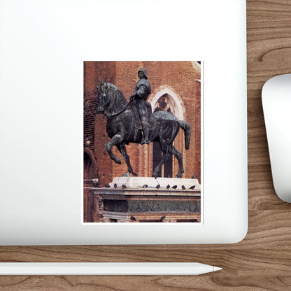 VERROCCHIO, Andrea del - Equestrian Statue of Colleoni2 (Artwork) STICKER Vinyl Die-Cut Decal-The Sticker Space