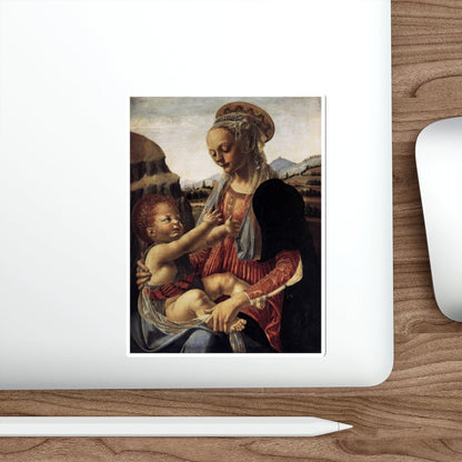 VERROCCHIO, Andrea del - Madonna and Child (Artwork) STICKER Vinyl Die-Cut Decal-The Sticker Space