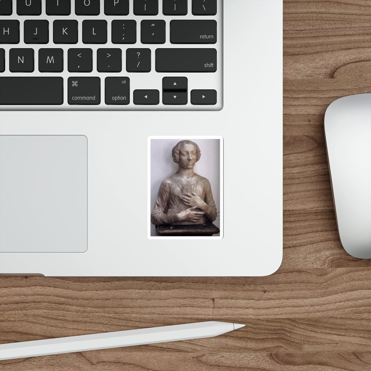 VERROCCHIO, Andrea del - Portrait of a Woman (Artwork) STICKER Vinyl Die-Cut Decal-The Sticker Space