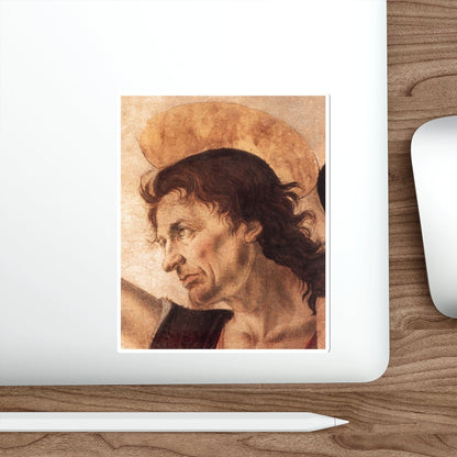 VERROCCHIO, Andrea del - The Baptism of Christ (detail) (Artwork) STICKER Vinyl Die-Cut Decal-The Sticker Space