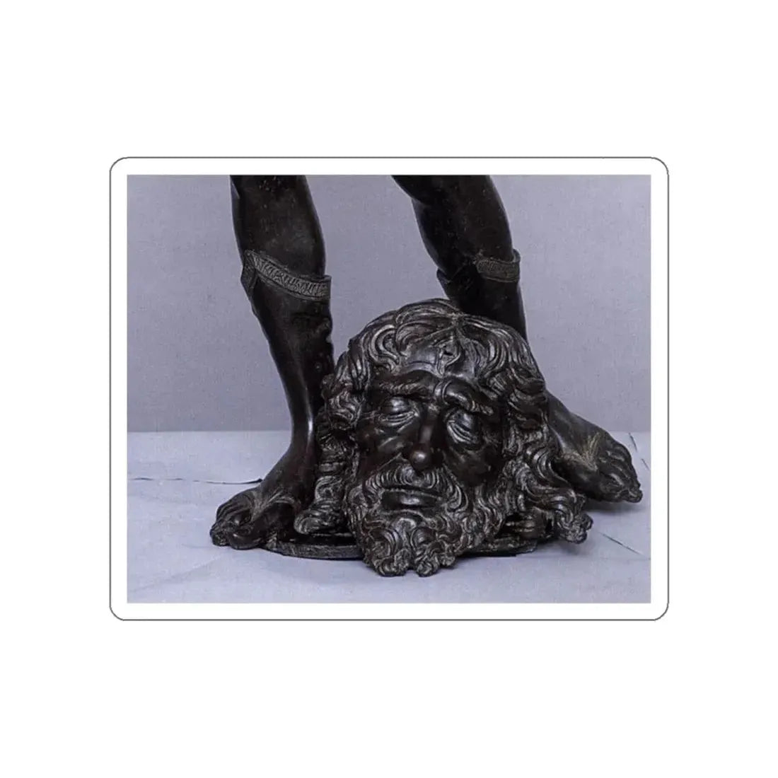VERROCCHIO, Andrea del - The Young David (detail) (Artwork) STICKER Vinyl Die-Cut Decal White Die-Cut 5 Inch - The Sticker Space
