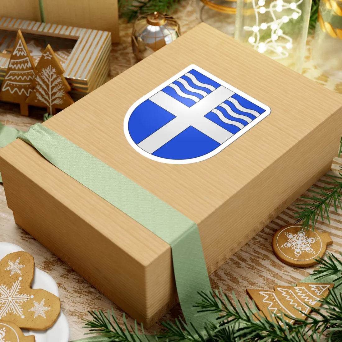 Versoix-coat of arms (Switzerland) (Coat of Arms) STICKER Vinyl Kiss-Cut Decal - The Sticker Space