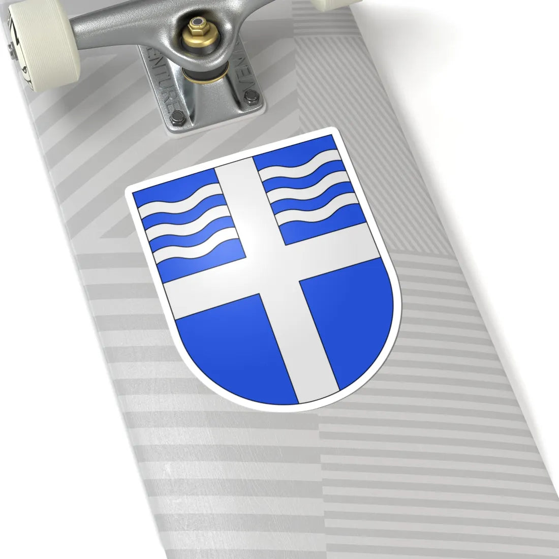 Versoix-coat of arms (Switzerland) (Coat of Arms) STICKER Vinyl Kiss-Cut Decal - The Sticker Space