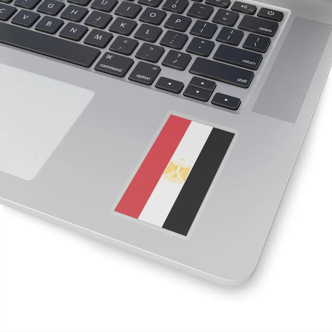 Vertical Flag of Egypt Coat of arms variant (Egypt) STICKER Vinyl Kiss-Cut Decal - The Sticker Space