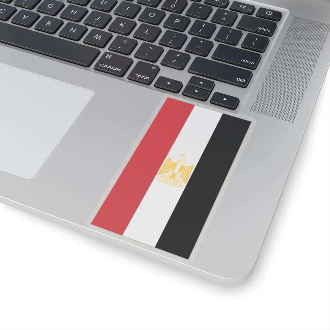 Vertical Flag of Egypt Coat of arms variant (Egypt) STICKER Vinyl Kiss-Cut Decal - The Sticker Space