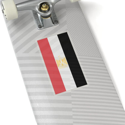Vertical Flag of Egypt Coat of arms variant (Egypt) STICKER Vinyl Kiss-Cut Decal - The Sticker Space