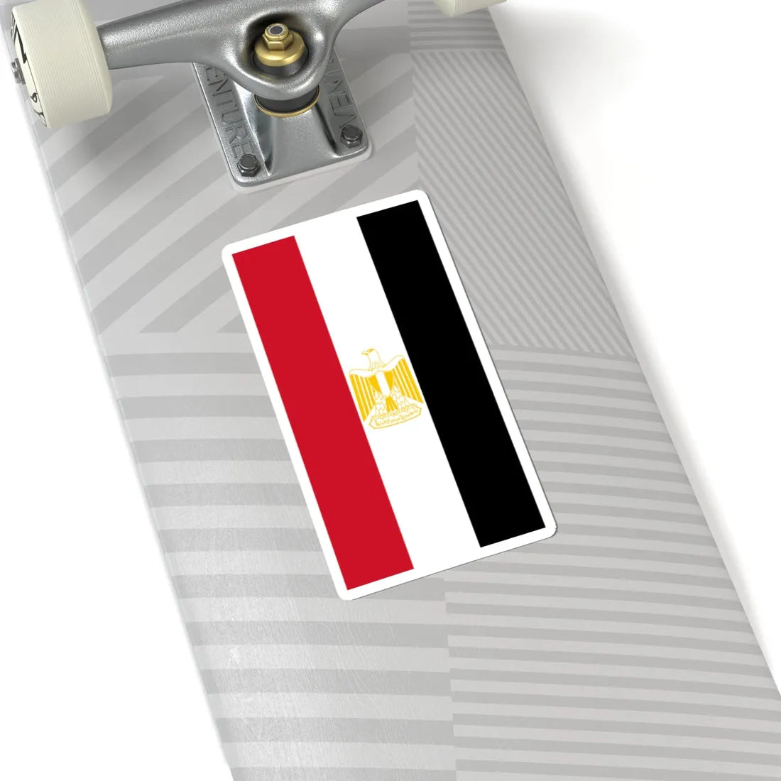 Vertical Flag of Egypt Coat of arms variant (Egypt) STICKER Vinyl Kiss-Cut Decal - The Sticker Space