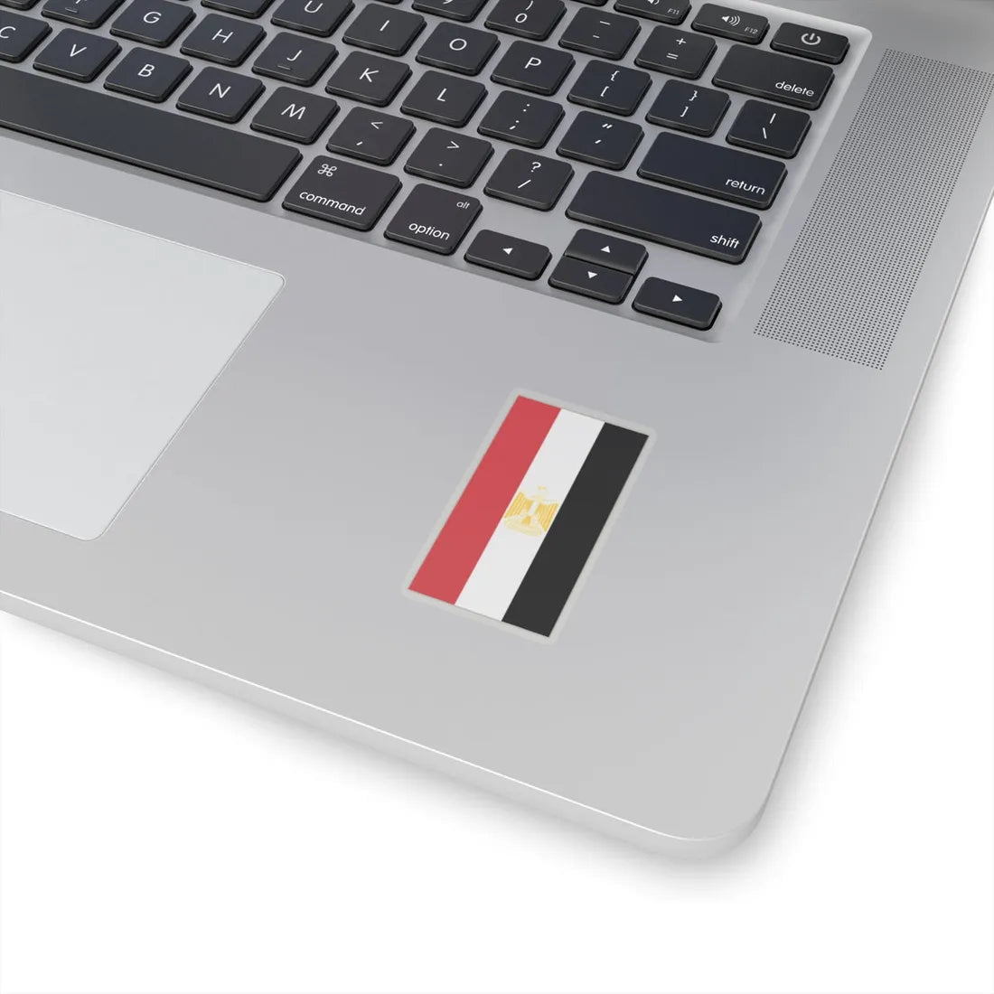 Vertical Flag of Egypt Coat of arms variant (Egypt) STICKER Vinyl Kiss-Cut Decal - The Sticker Space