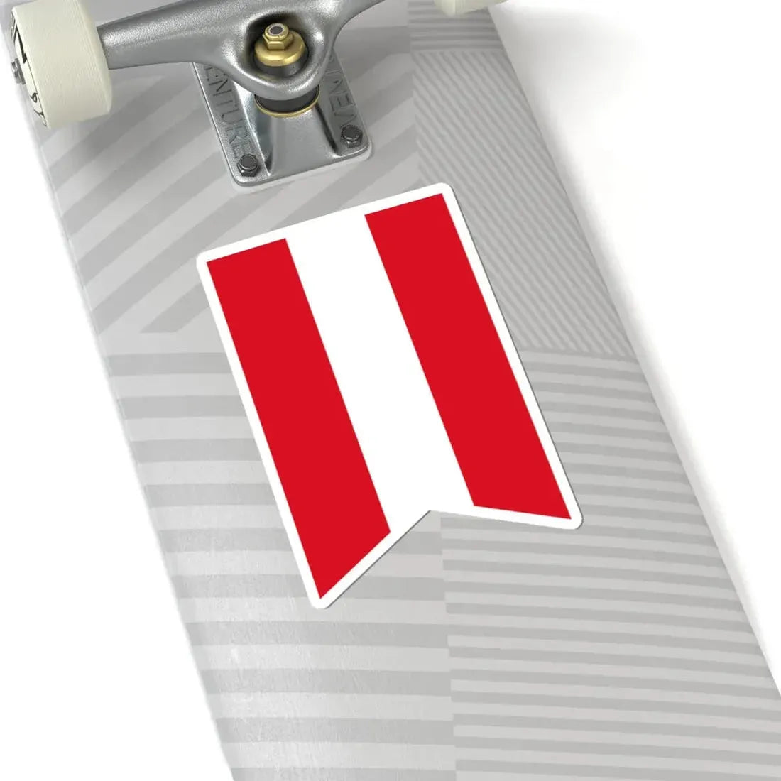 Vertical flag of Peru (Peru) STICKER Vinyl Kiss-Cut Decal - The Sticker Space