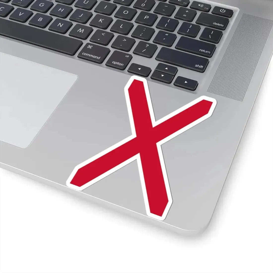 Vertical Saint Patricks saltire (Ireland) STICKER Vinyl Kiss-Cut Decal - The Sticker Space