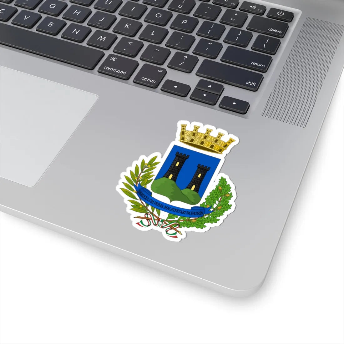 Verucchio-Stemma (Italy) (Coat of Arms) STICKER Vinyl Kiss-Cut Decal - The Sticker Space
